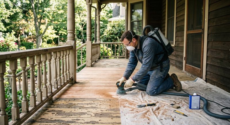Porch Dirt Removal Service