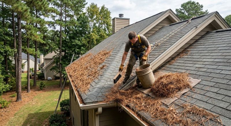 Gutter Pine Needle Removal in Richmond, VA